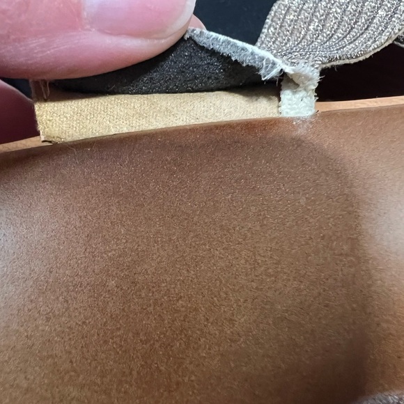 Seychelles Brown Textured Slingback Sandals - Picture 10 of 11